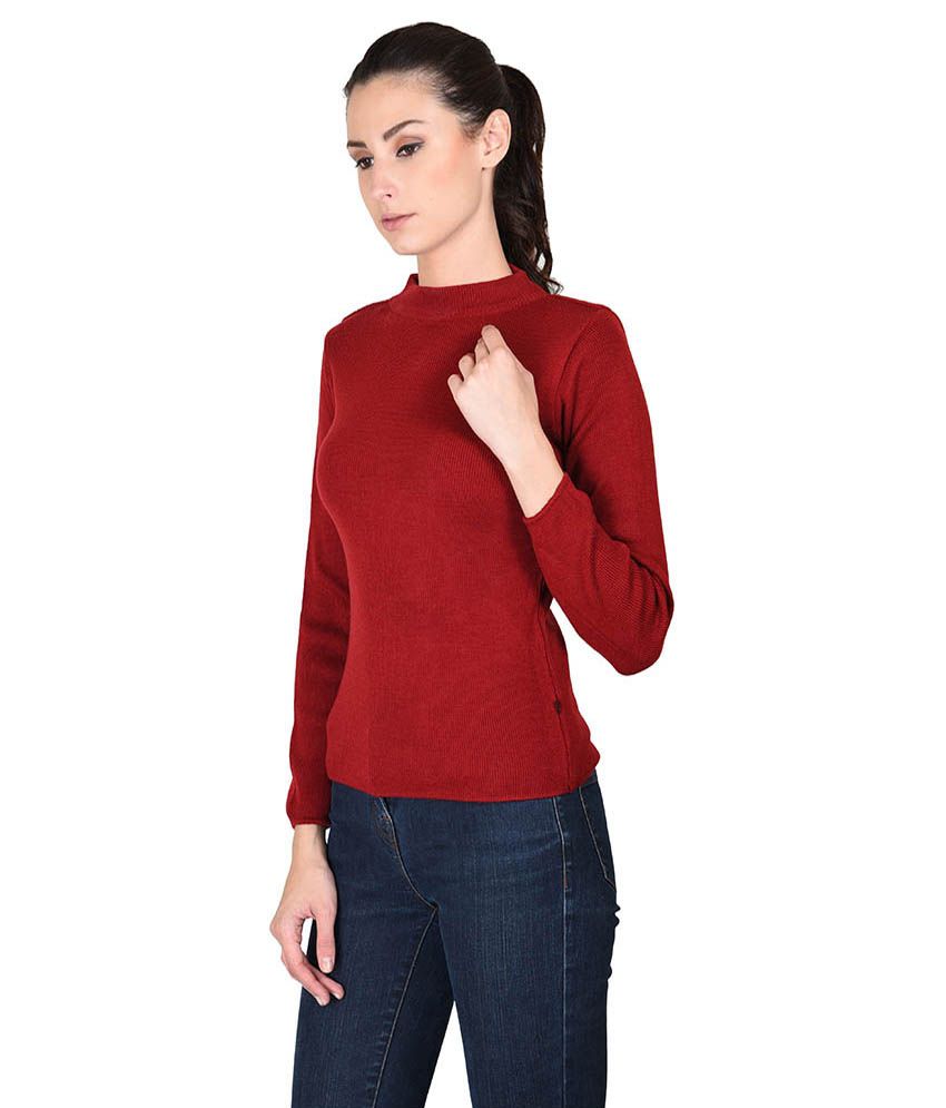 Buy Go Glam Red Acrylic Skivvy Online at Best Prices in India - Snapdeal