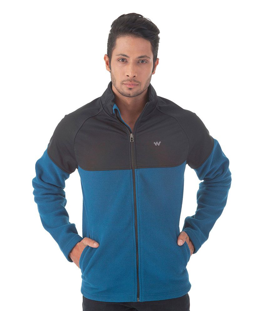 Wildcraft Navy Full Sleeve Polyester Quilted & Bomber Jacket - Buy ...