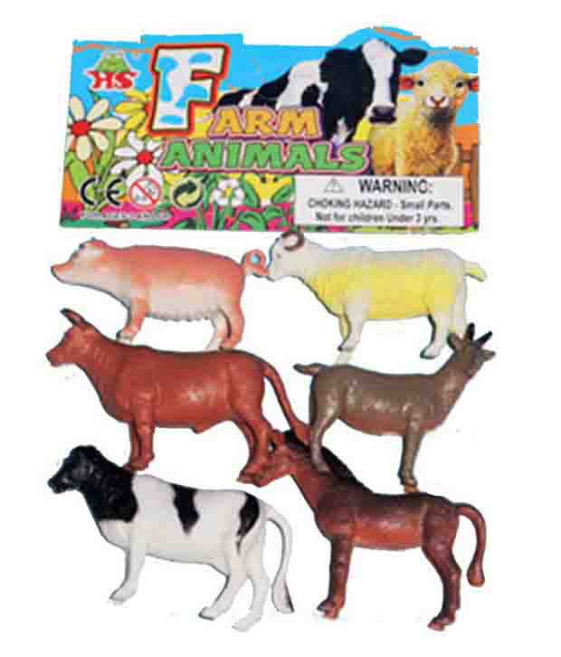 Yahoo Kids Multicolour Farm Animals Plastic Toy Set - Buy Yahoo Kids  Multicolour Farm Animals Plastic Toy Set Online at Low Price - Snapdeal