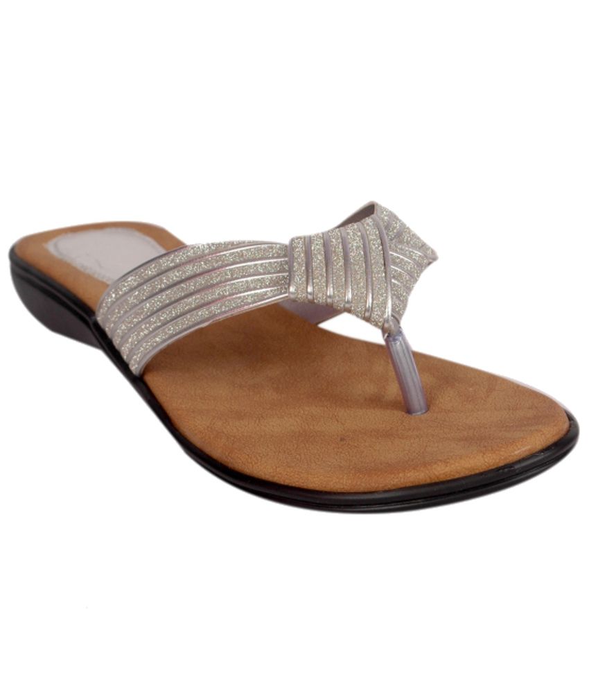 silver flats size 9
