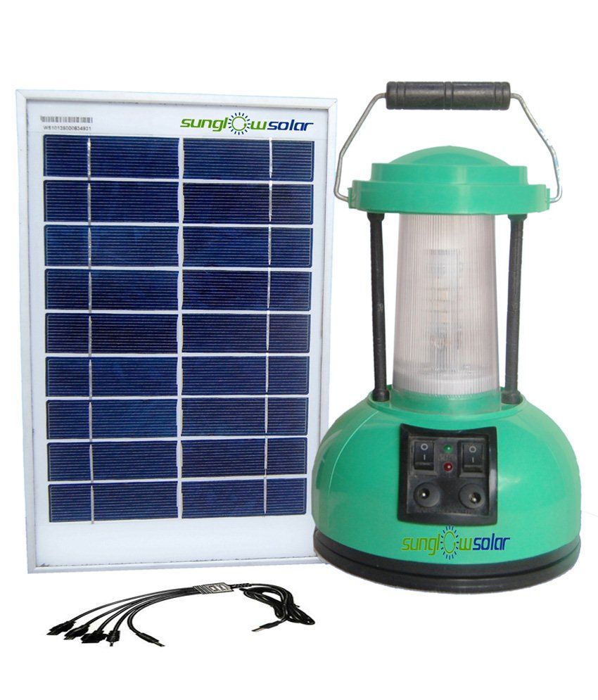 Sunglow Solar Sgsl 01 5w Solar Lantern Green Buy Sunglow Solar Sgsl