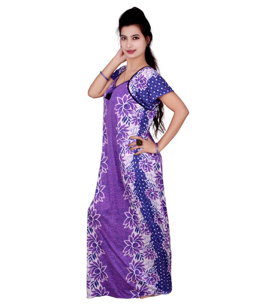 Buy Kismat Fashion Multi Cotton Nighty Online at Best Prices in India ...