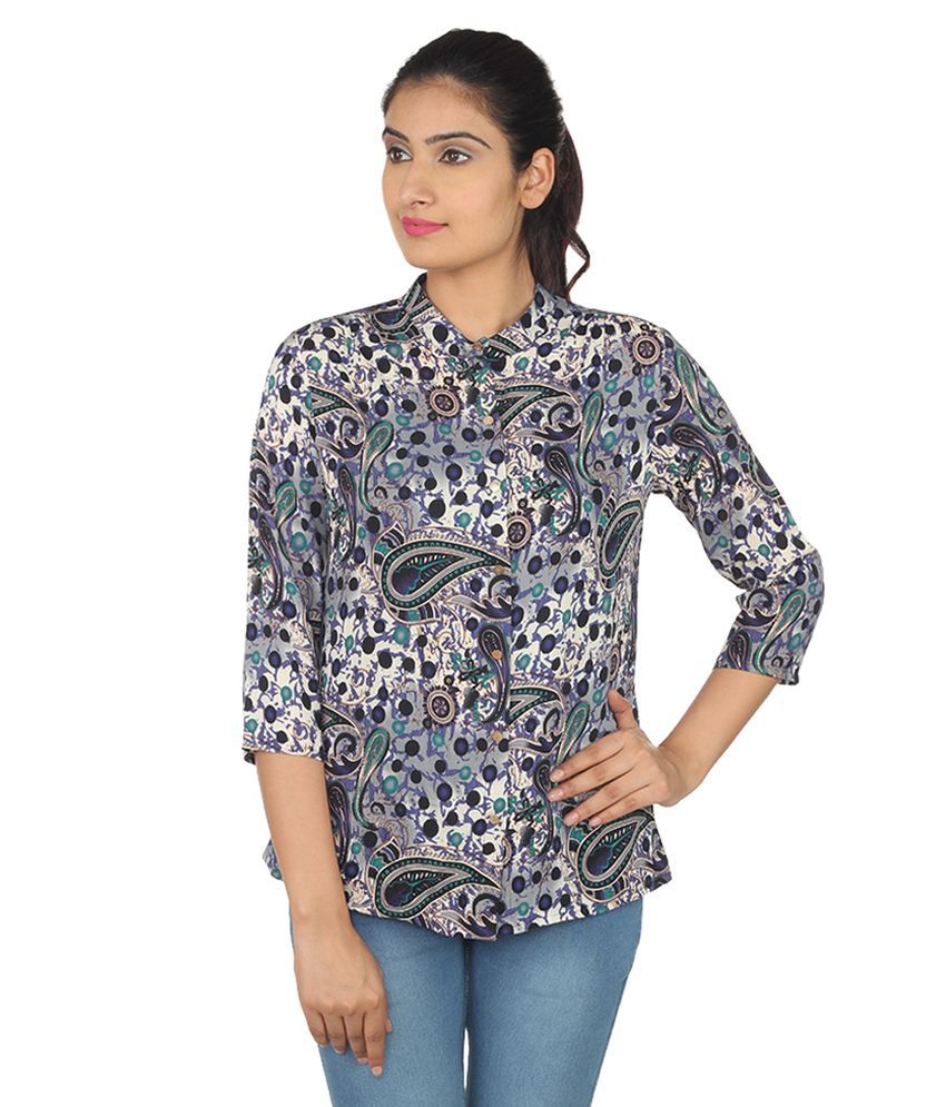 Buy Square Multi Cotton Blend Shirts Online at Best Prices in India ...