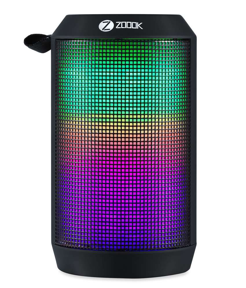 Zoook Rocker Mini Bluetooth Wireless Speaker With Powerful Bass Black