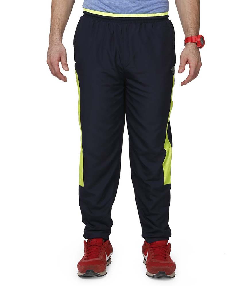 navy polyester pants