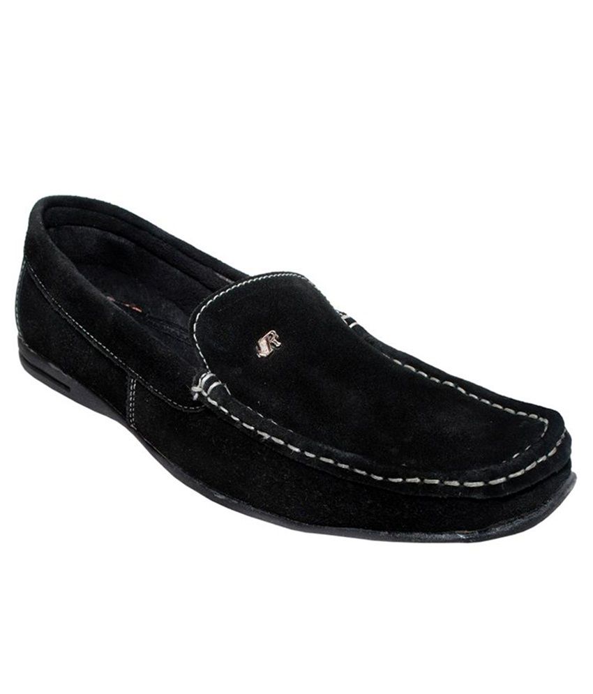 Jaypee Leather Black Loafers - Buy Jaypee Leather Black Loafers Online ...