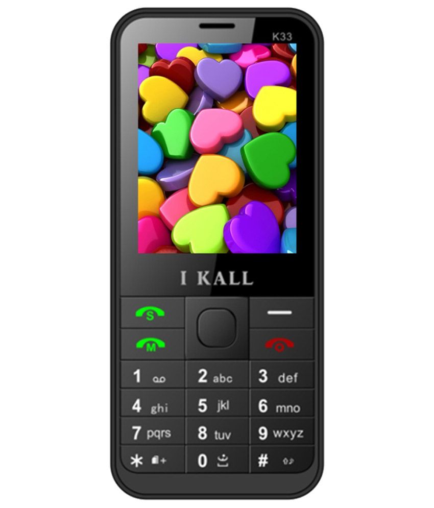 I Kall K33 Black Black Mobile Phones Online at Low Prices Snapdeal India