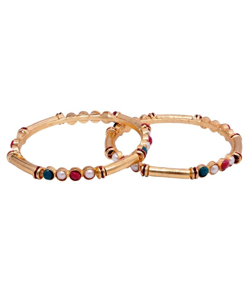 Grand Pitara Gold Plated Bangles: Buy Grand Pitara Gold Plated Bangles ...