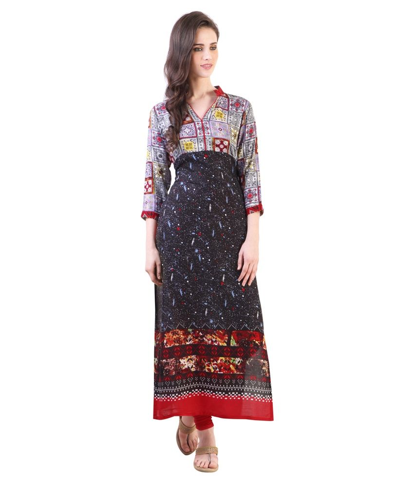 libas black kurti