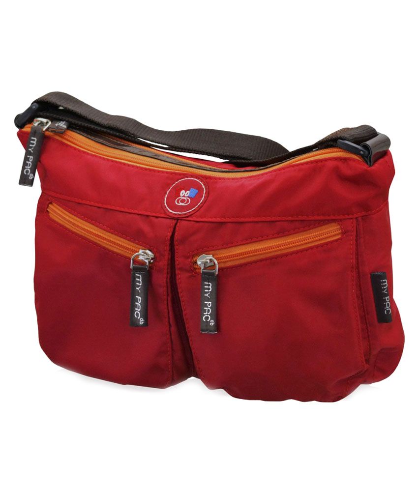 My Pac Db Red Messenger Bag Buy My Pac Db Red Messenger Bag Online at