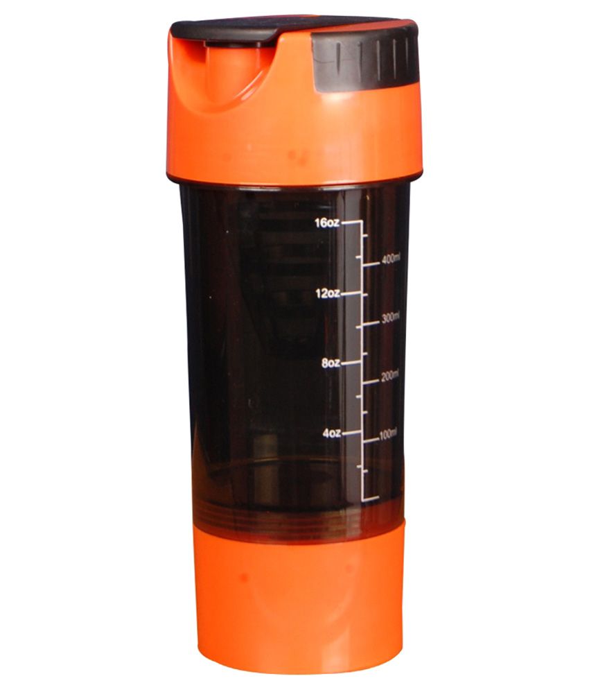 Udak Black & Orange Gym Shaker Bottle Buy Online at Best Price on Snapdeal