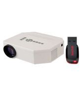 Vox HDMI HD LED Projector White With 8 GB Pen Drive
