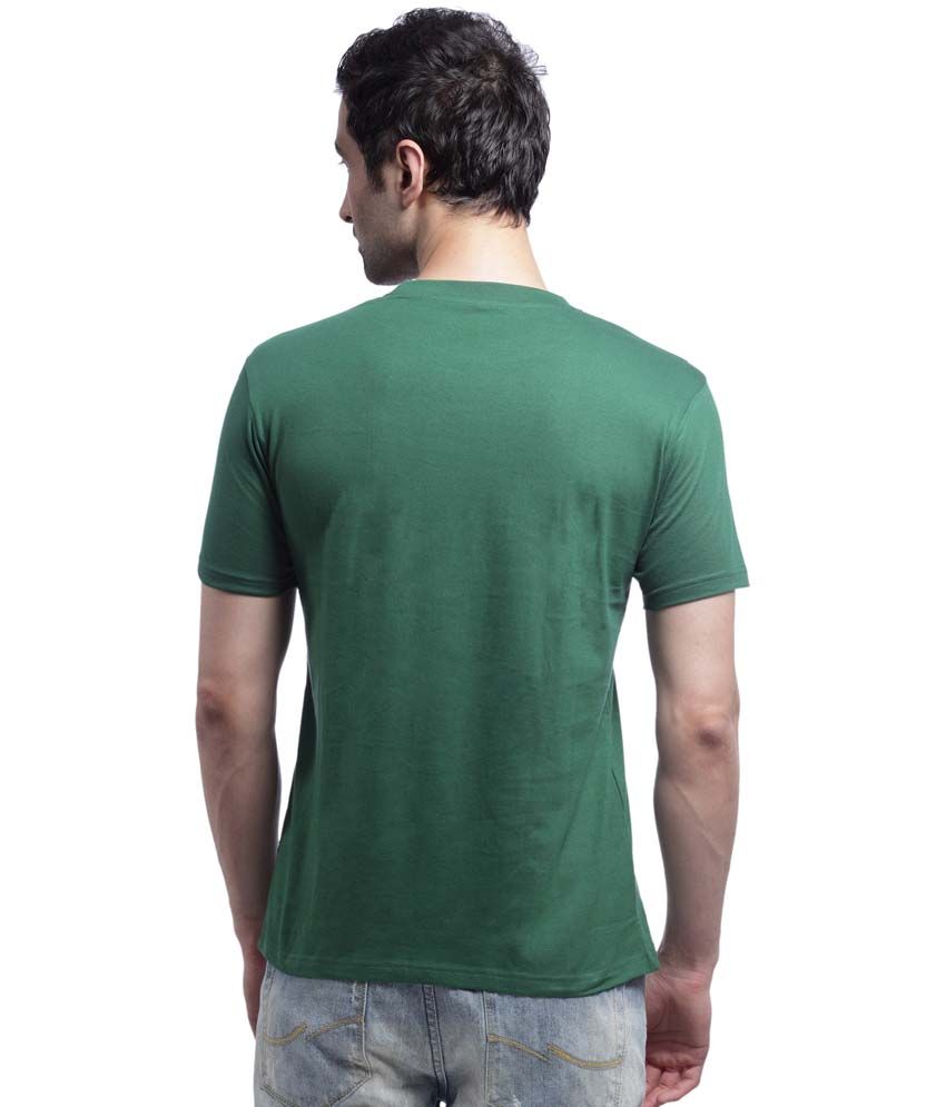 green cotton t shirt