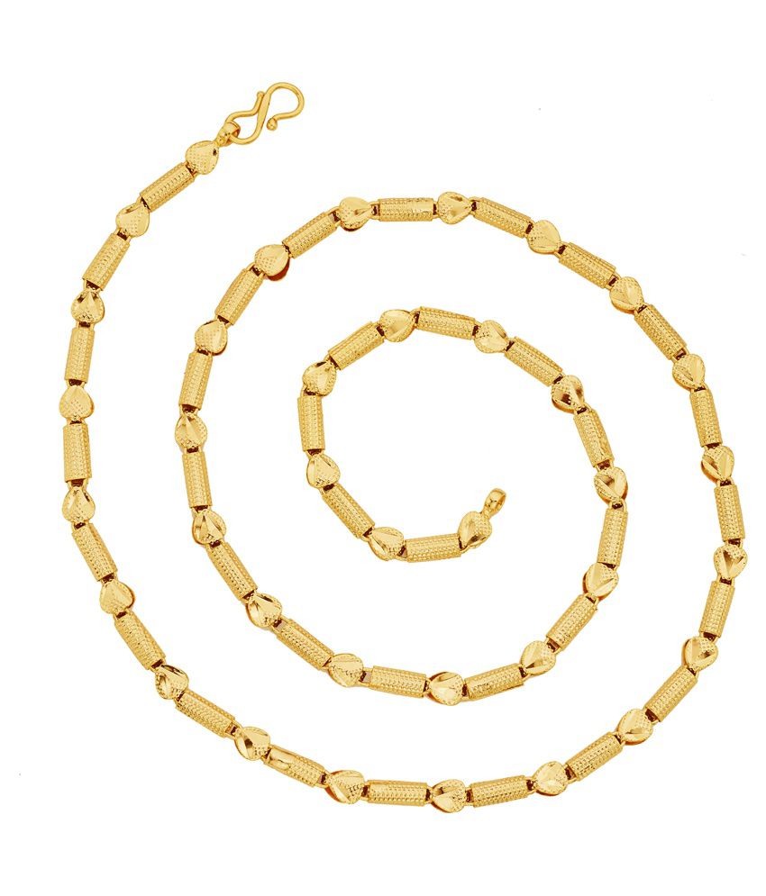     			The Jewelbox 22K Gold Plated Chain