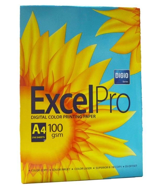 EXCEL PRO PRINTING A4 PAPER 100 GSM 250 SHEETS(PACK OF 2) Buy Online at Best Price in India