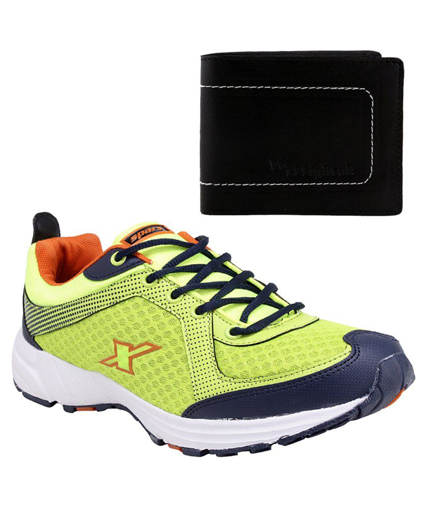 Blue Combo Of Sports Shoes \u0026 Wallet 