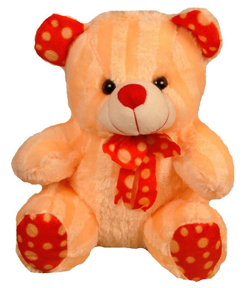 teddy bear in orange colour