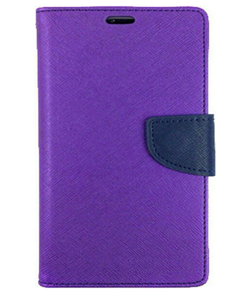 Exoic81 Flip Cover For Samsung Galaxy J7 (J700)-Purple - Flip Covers ...