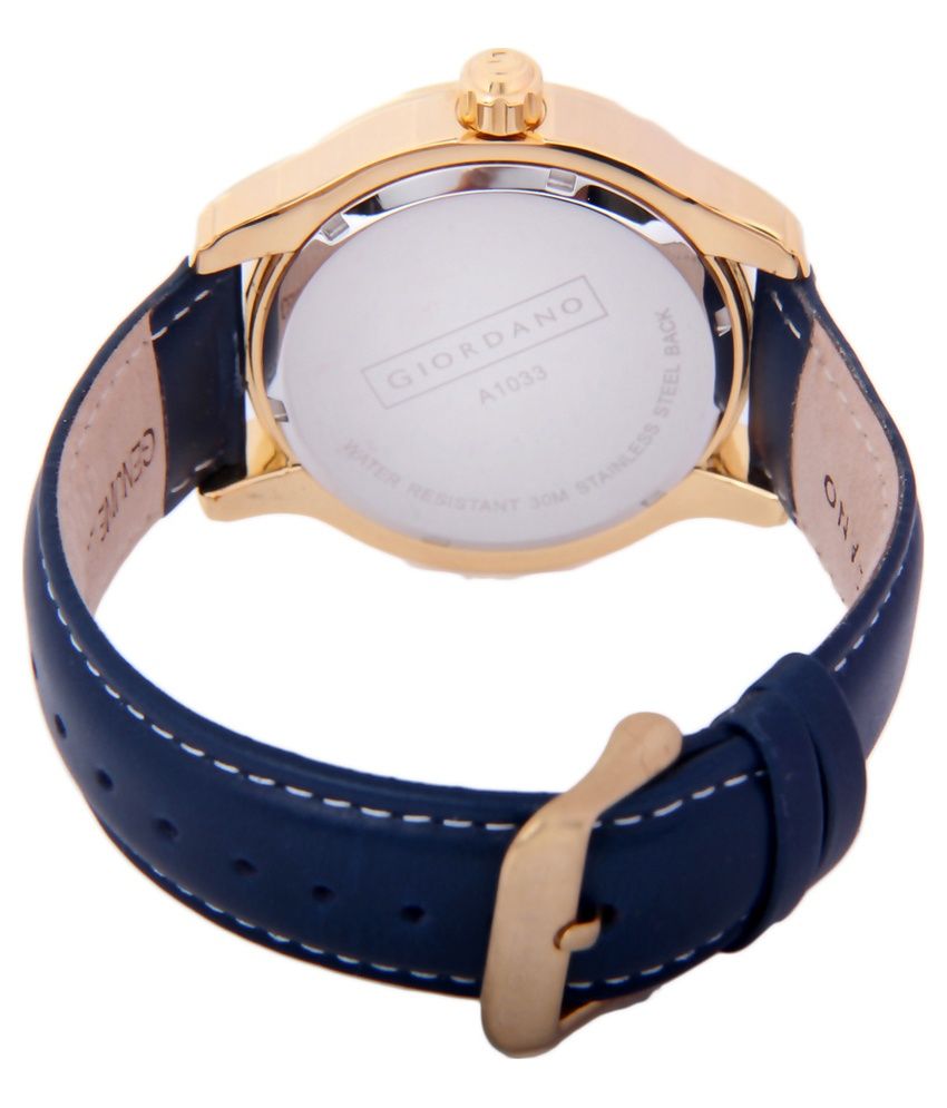 giordano blue watch