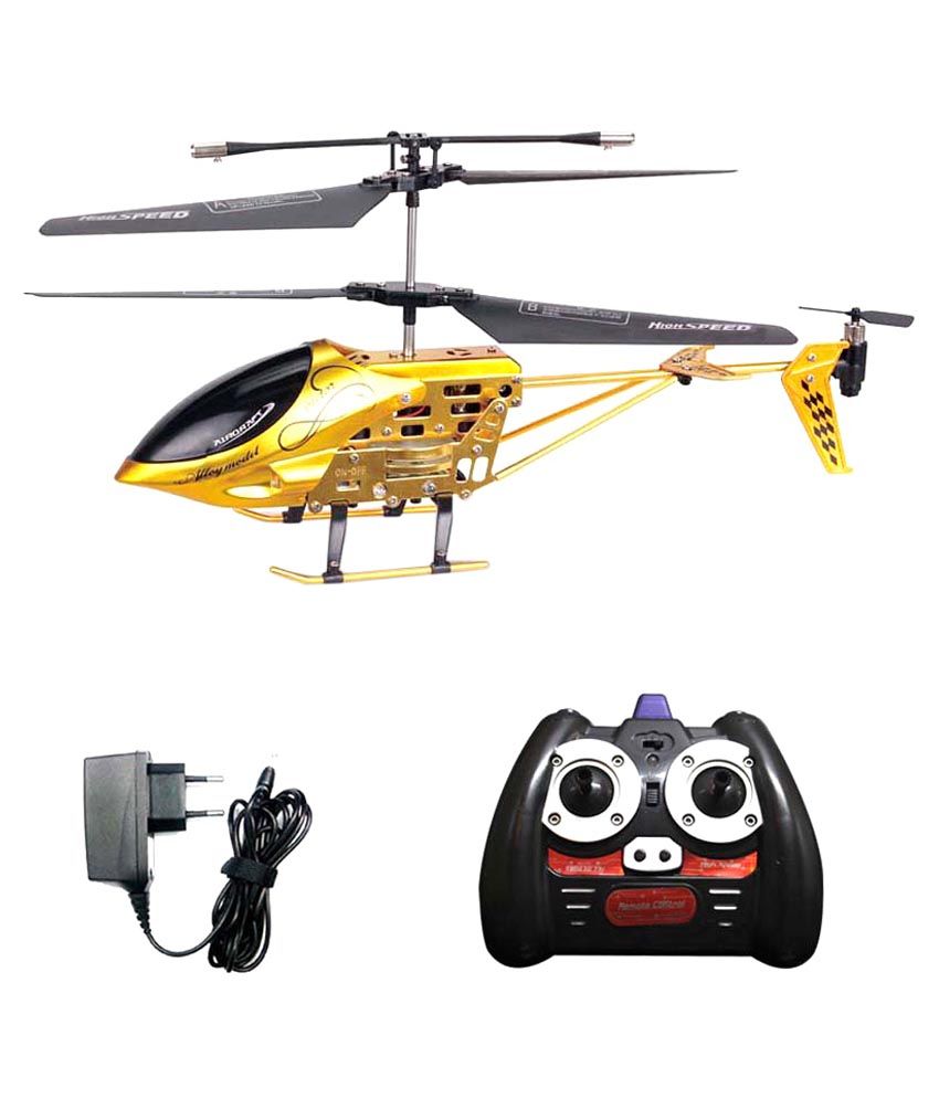 GM Enterprises Plastic Helicopter With Remote-Golden & Black - Buy GM ...