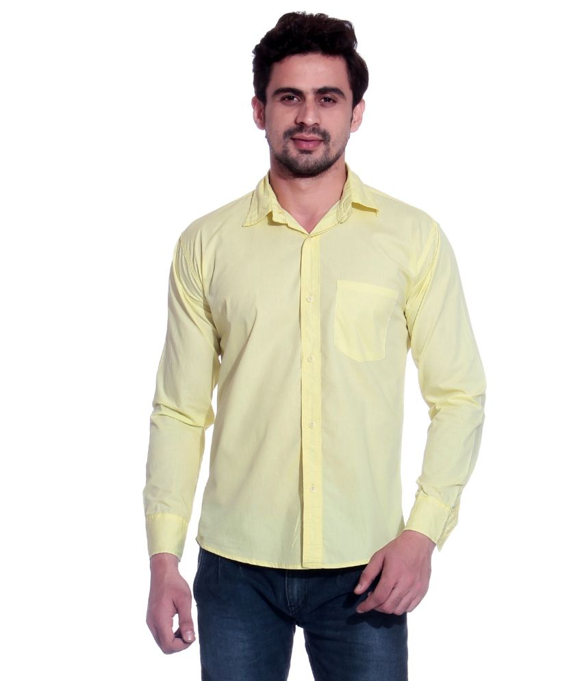 Calibro Navy-Blue Nehru Jacket With Stylish Cotton Yellow Shirt - Buy ...