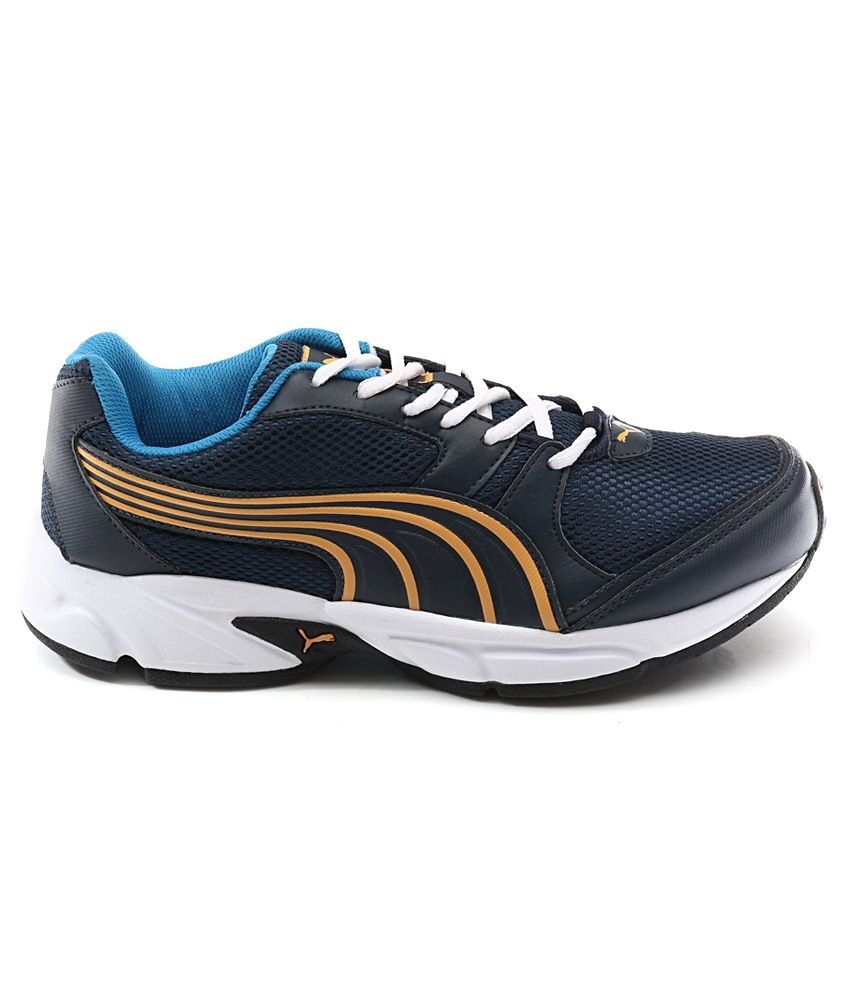 puma navy sport shoes