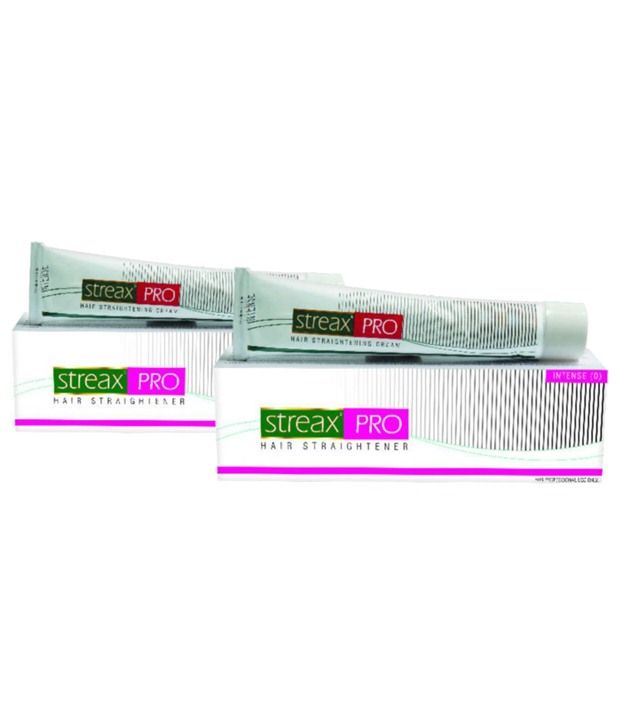 Streax Pro Intense Hair Straightener Cream Pack of 2 Buy Streax Pro