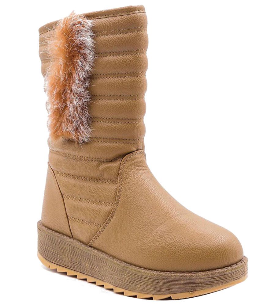 beige boots wide fit