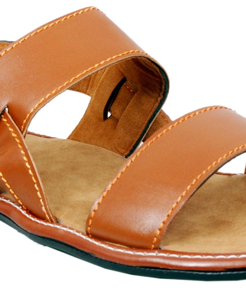 tan buckle sandals