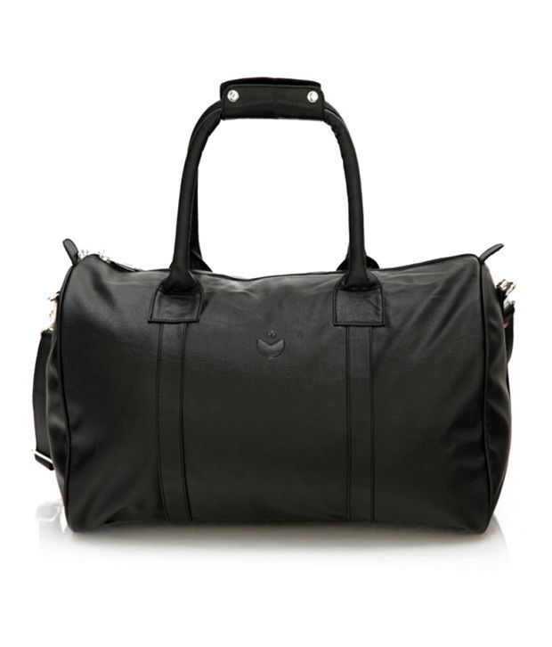 Mboss Black Leather Duffle Bag - Buy Mboss Black Leather Duffle Bag Online at Low Price - Snapdeal