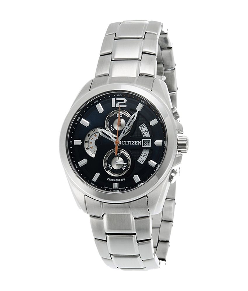 citizen blue dial chronograph