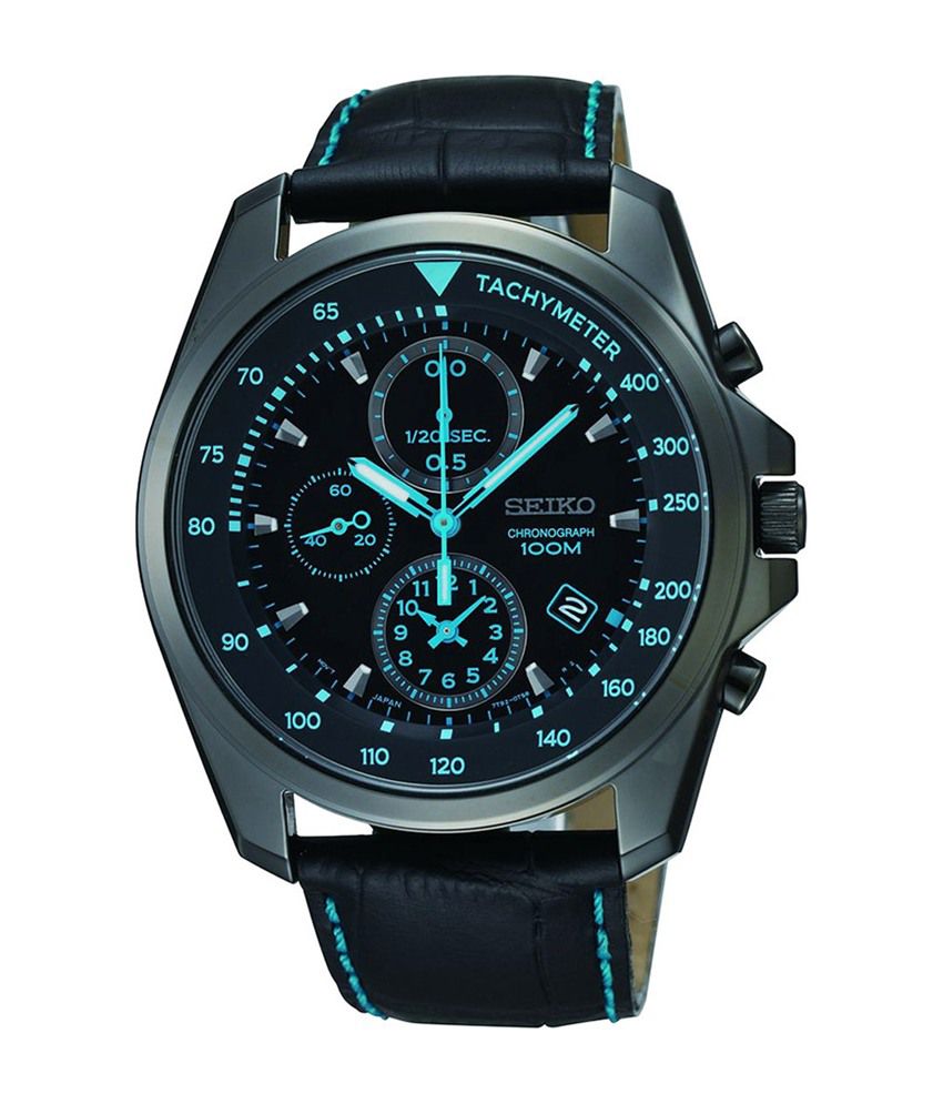 Seiko Pilot Pilot Navy Blue Dial Analog-Chronograph Watch - Buy Seiko ...
