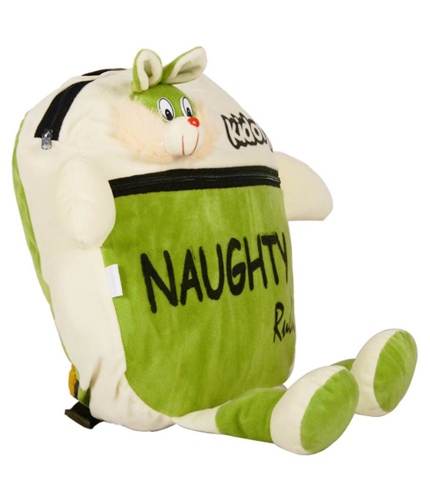 teddy in a bag