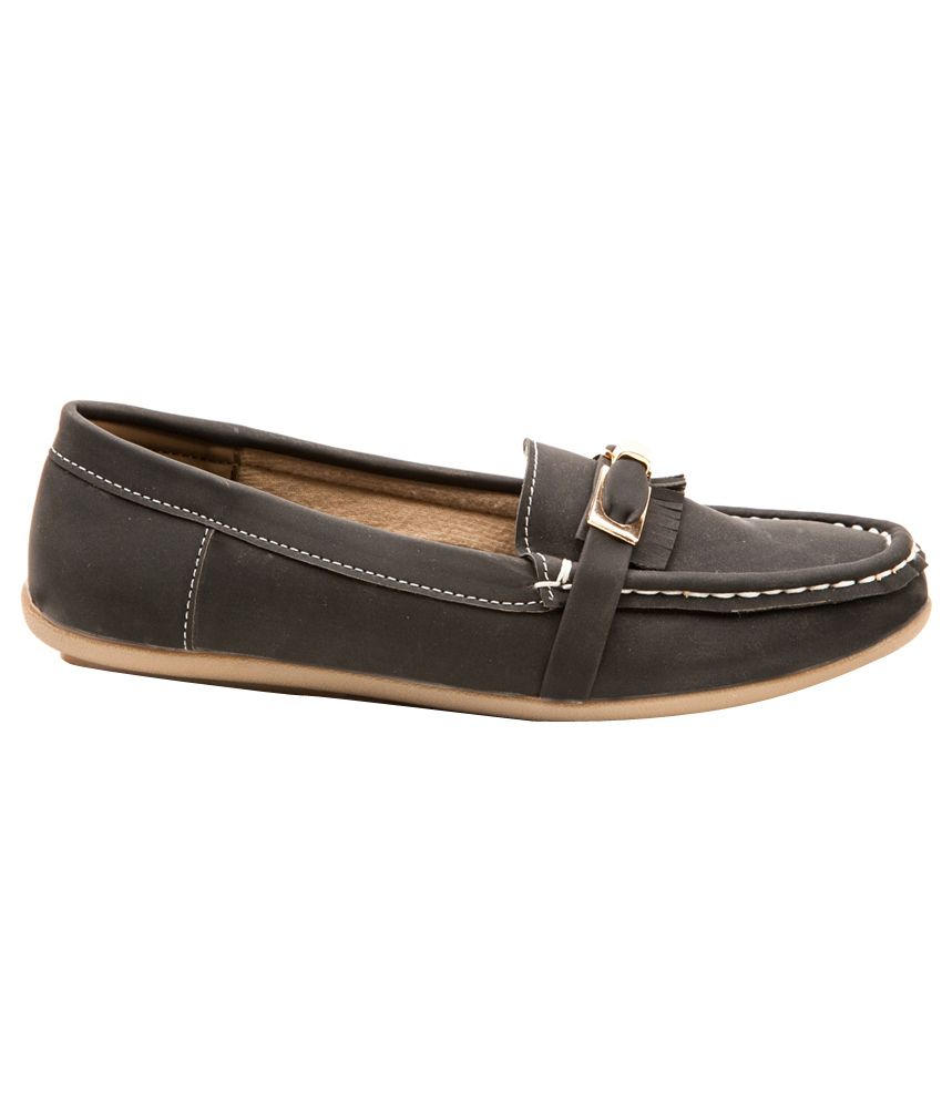 Marc Loire Urban Mentor Black Loafers Price in India- Buy Marc Loire ...
