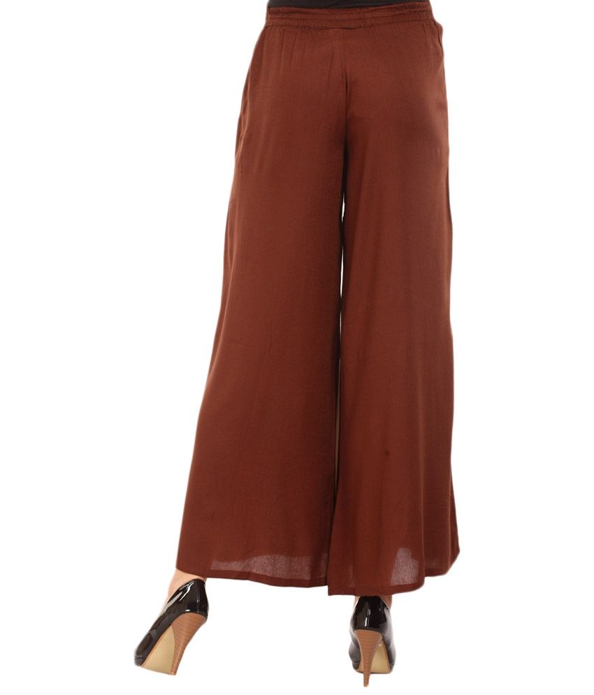 brown palazzo pants