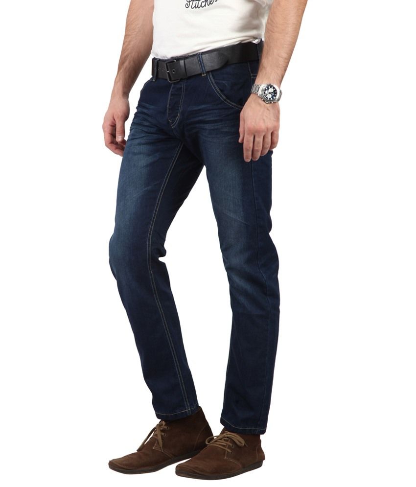 Ringspun Blue Regular Fit Jeans - Buy Ringspun Blue Regular Fit Jeans ...