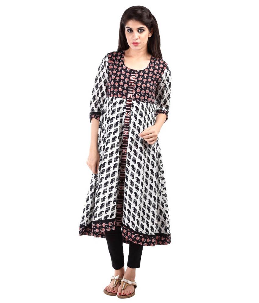 Aarr Multicolor Cotton Kurti - Buy Aarr Multicolor Cotton Kurti Online ...