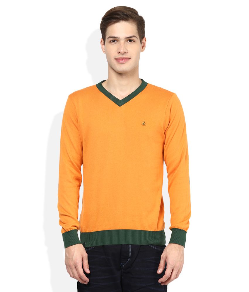 United Colors Of Benetton Orange Reversible Jacket - Buy United Colors ...