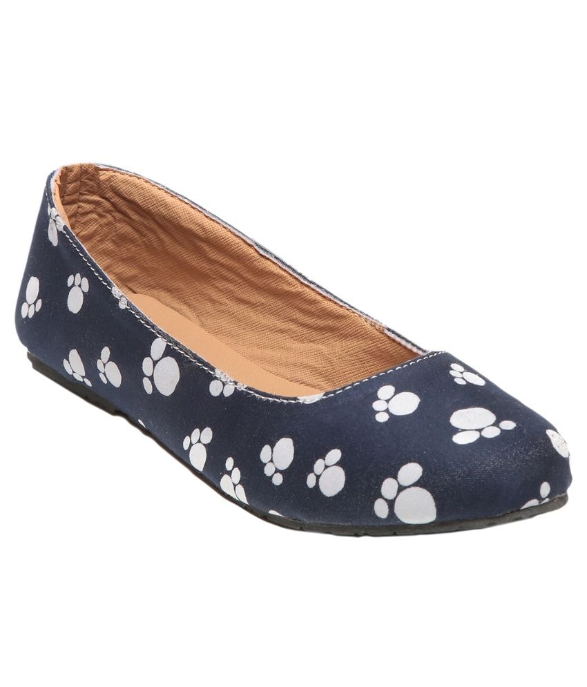 navy ballerinas uk