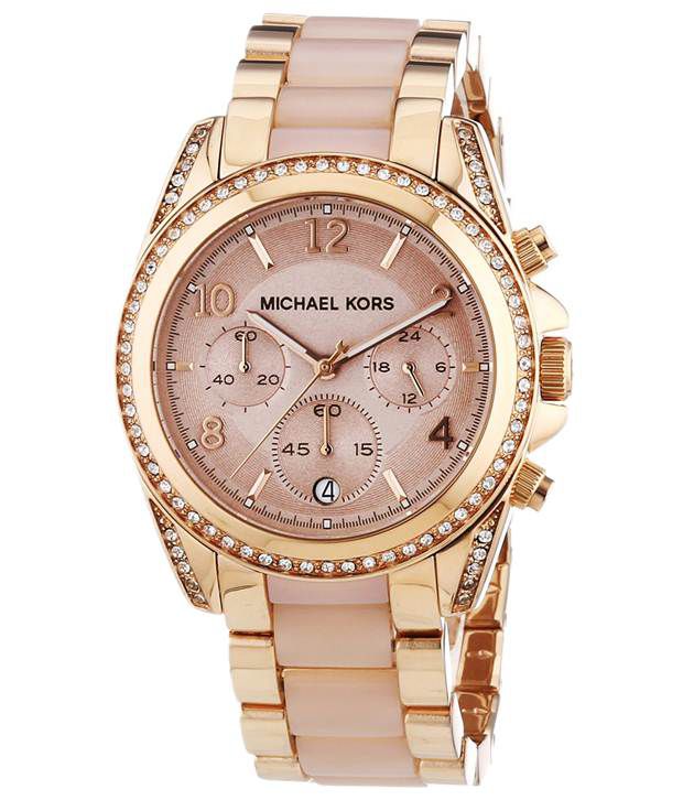 Michael Kors Gold Analog Wrist Watch for Women Price in India: Buy ...