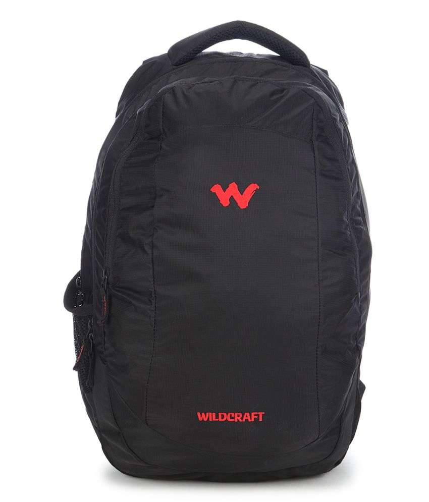 wildcraft laptop bag black
