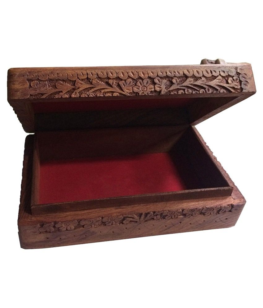 Zitter Brown Wooden Jewellery Box Buy Zitter Brown Wooden Jewellery