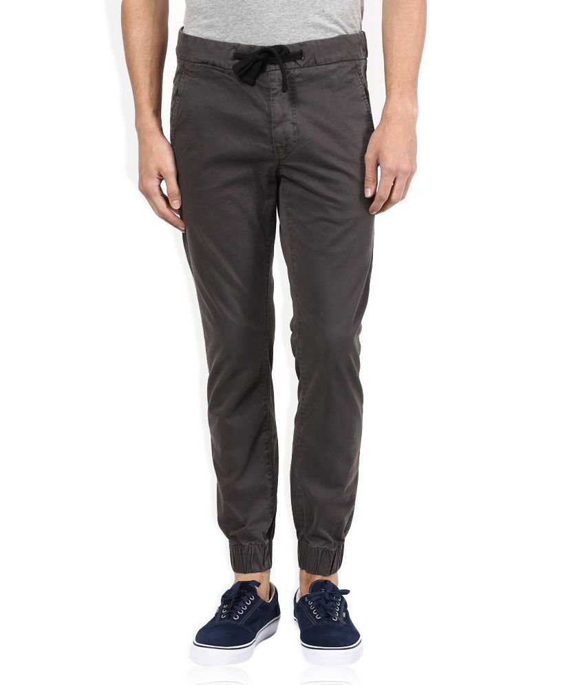 mens light gray joggers