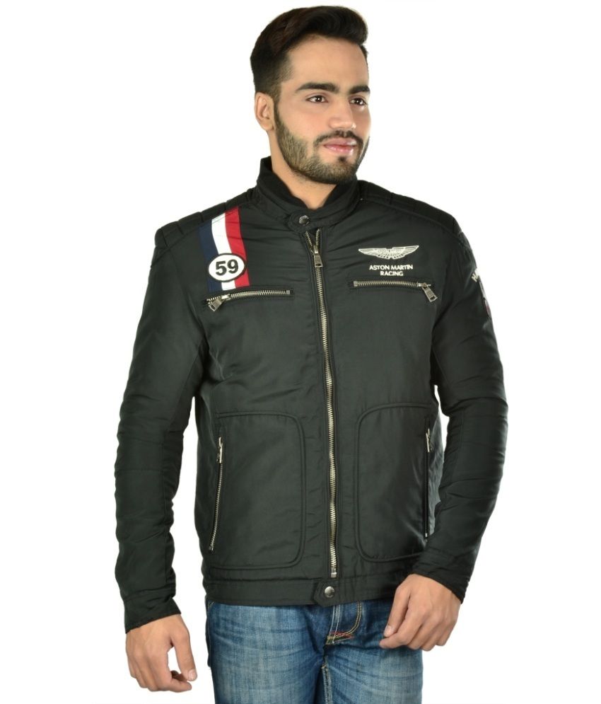 Full Sleeve Cotton Blend Biker Jacket 