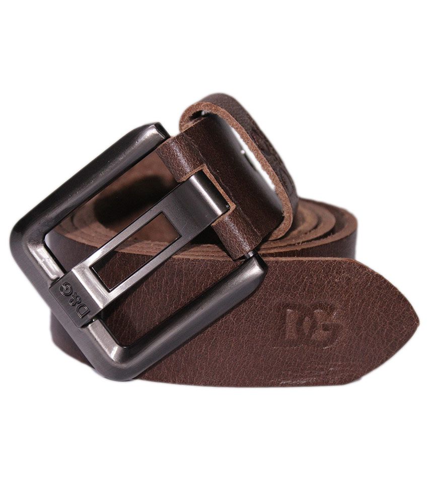 D\u0026G Brown Casual Belt For Men: Buy 