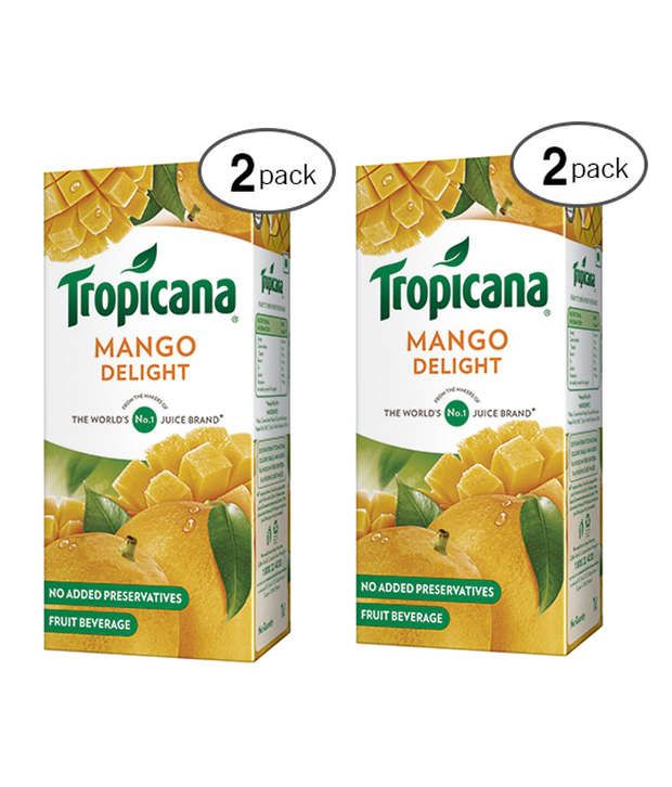 Tropicana Delight Mango Juice 1 Ltr Tetra Pack Of 2 Buy Tropicana Delight Mango Juice 1 Ltr Tetra Pack Of 2 At Best Prices In India Snapdeal