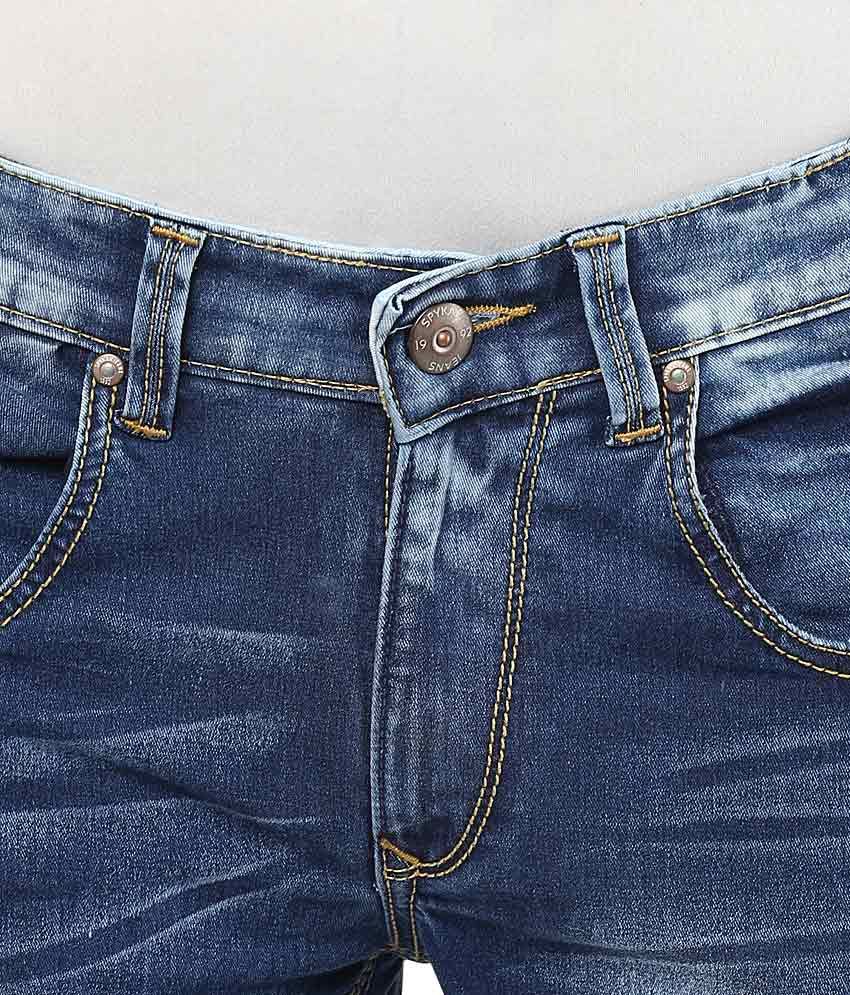 spykar regular men blue jeans