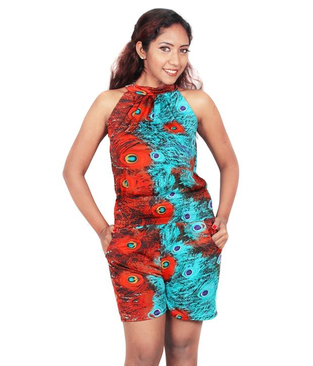 Fabdy Multi Chiffon Jumpsuits Buy Fabdy Multi Chiffon Jumpsuits