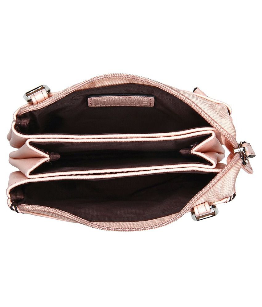 Lavie Pink Synthetic Sling Bag - Buy Lavie Pink Synthetic Sling Bag ...
