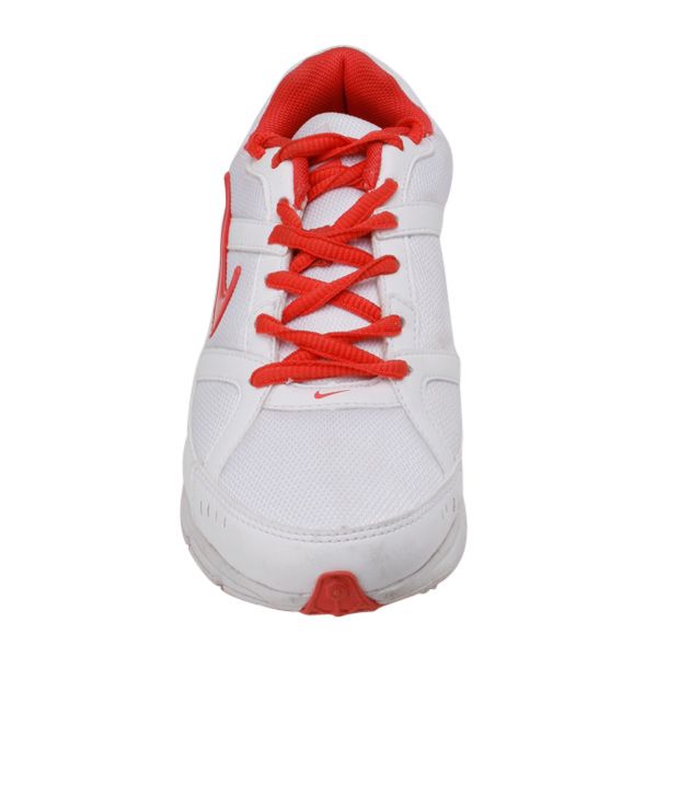 orange and white shoes nike